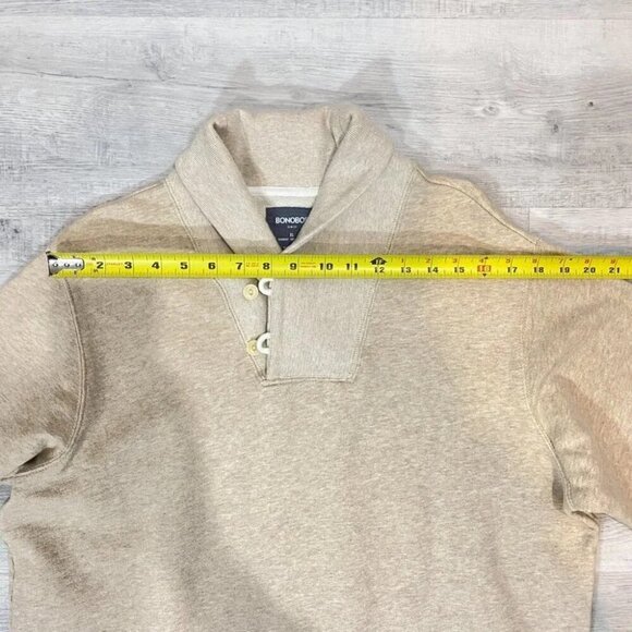 Bonobos Men's Pullover Cream Beige Slim Fit Sweater Size XL - Picture 10 of 17
